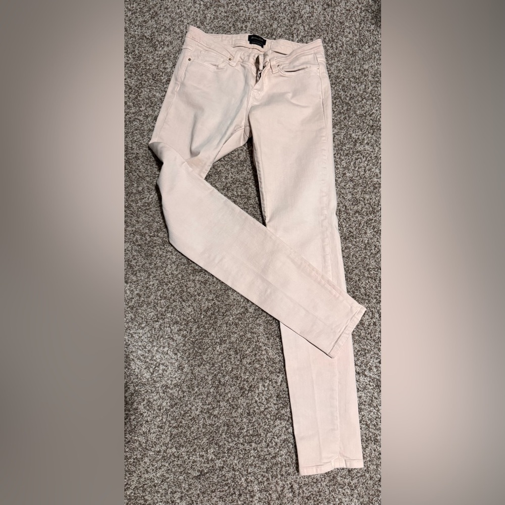 MASSIMO DUTTI light pink jeans size 4